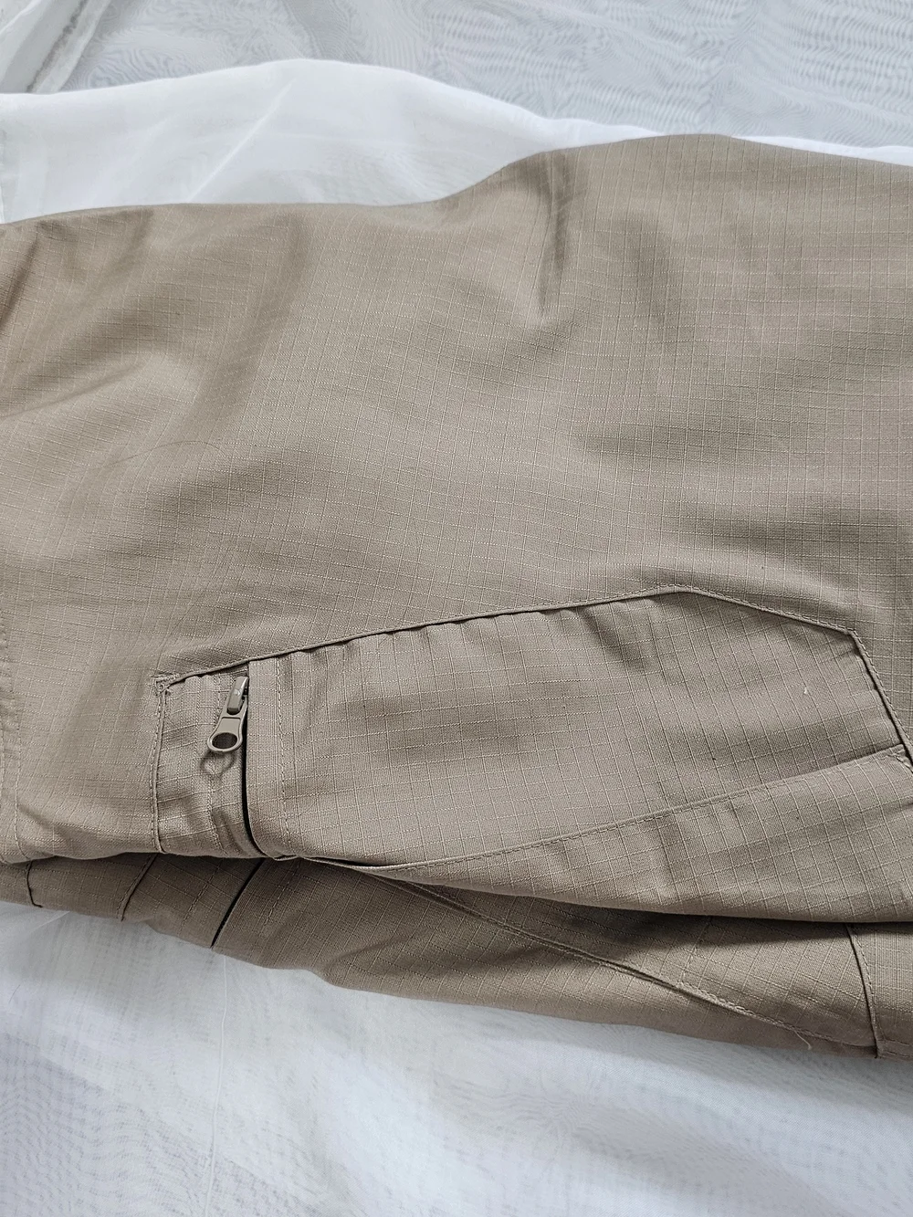 Beige Ripstop Cargo Pants Men’s L 36